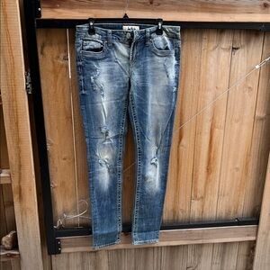 Daytrip Faded Blue Skinny Jeans
